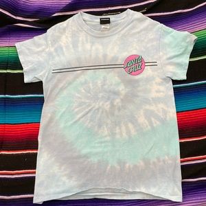 Tie dye Santa Cruz t-shirt size small